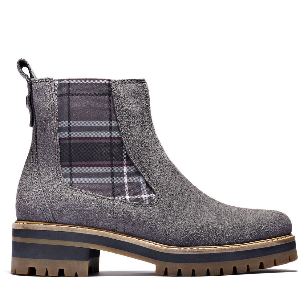 Timberland Chelsea Μποτακια Γυναικεια Βαθυ Γκρι - Courmayeur Valley - Greece 9680142-YZ